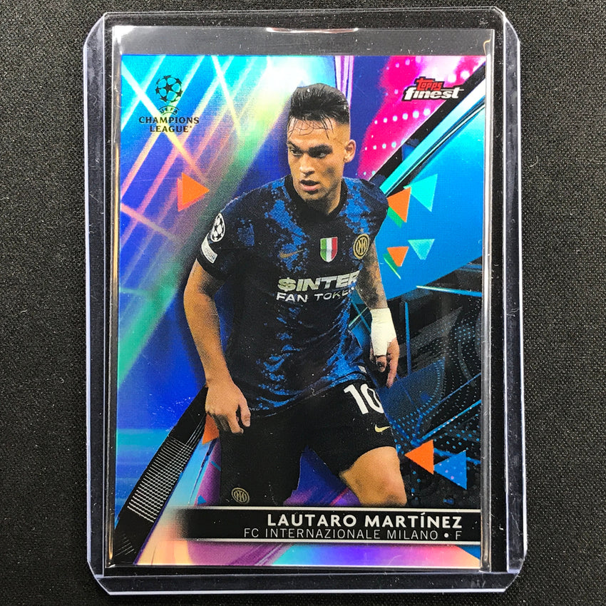 2021-22 Finest Uefa Ucl Lautaro Martinez Blue Aqua Vaporwave 49/99