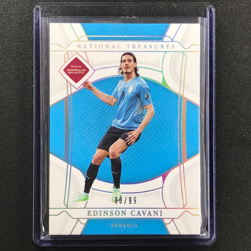2022 National Treasures World Cup Qatar Edinson Cavani Base 88/99