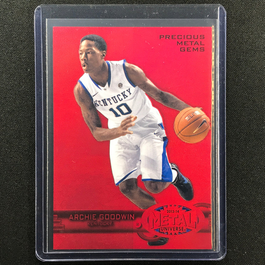 2013-14 Fleer Retro Archie Goodwin Metal Precious Metal Gems Red 126/150