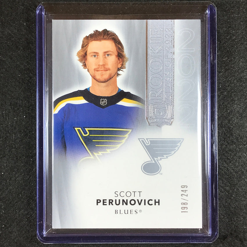 2021-22 The Cup Scott Perunovich Rookie Class Of 2022 198/249
