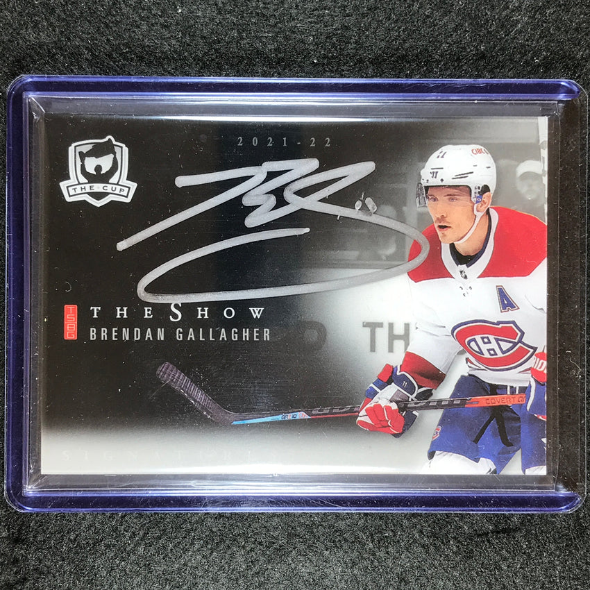 2021-22 The Cup BRENDAN GALLAGHER The Show Signatures Black #28