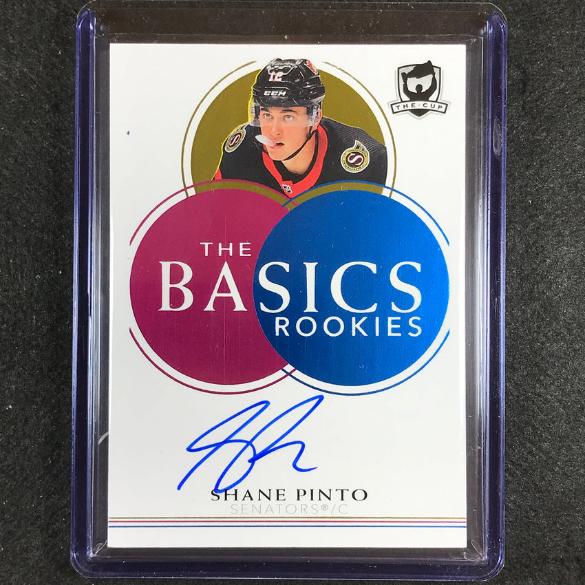 2021-22 The Cup SHANE PINTO The Basics Rookie Auto #SP