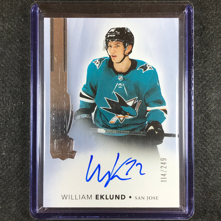 2021-22 The Cup William Eklund Rookie Base Auto 114/249