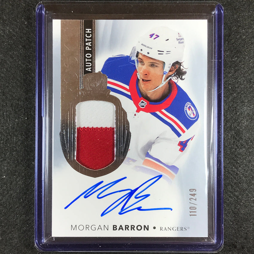 2021-22 The Cup Morgan Barron Base Rookie Auto Patch 110/249