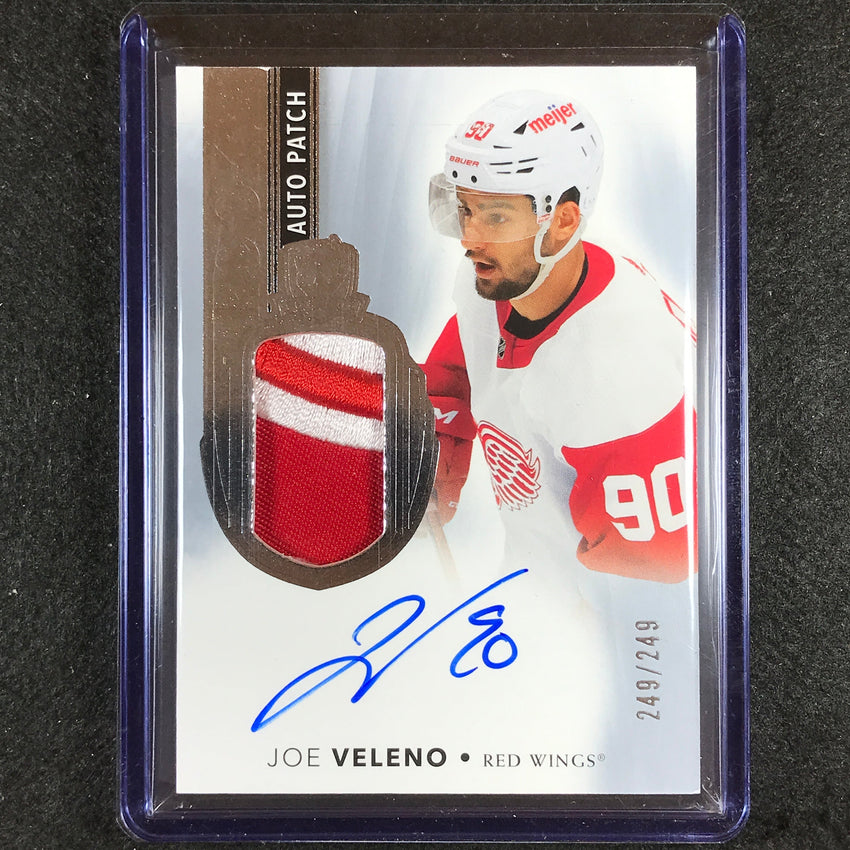 2021-22 The Cup Joe Veleno Base Rookie Auto Patch 249/249