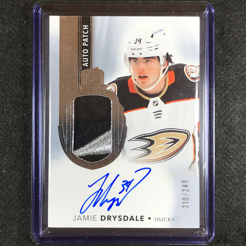 2021-22 The Cup Jamie Drysdale Base Rookie Auto Patch 210/249