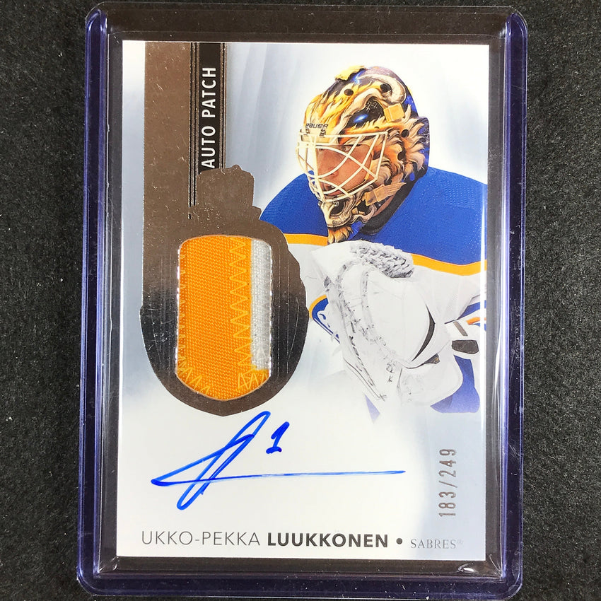 2021-22 The Cup Ukko-pekka Luukkonen Base Rookie Auto Patch 183/249