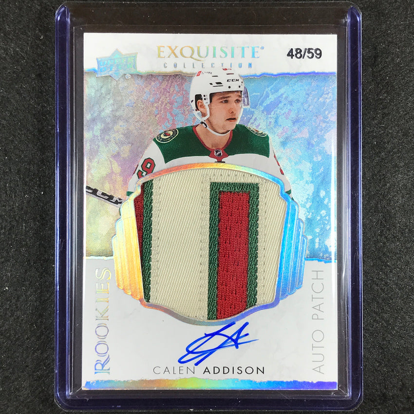 2021-22 The Cup Calen Addison Exquisite Collection Rookie Auto Patch 48/59