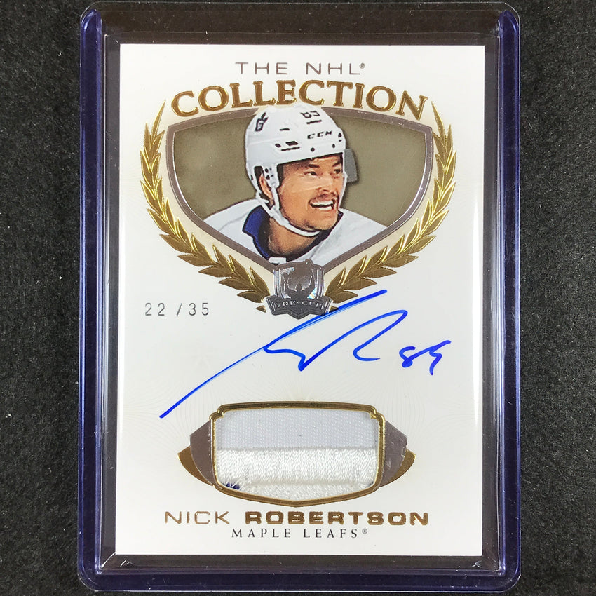 2021-22 The Cup Nick Robertson 2020-21 Update Nhl Collection Patch Auto 22/35