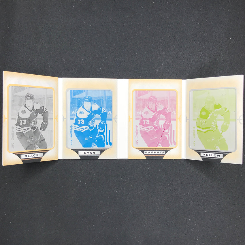 2021-22 The Cup Charlie Mcavoy Series 1 Upper Deck Printing Plate Booklet 1/1