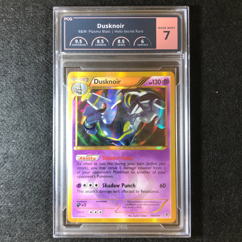 PCG 7 Dusknoir - 104/101 - Secret Rare BW: Plasma Blast 742