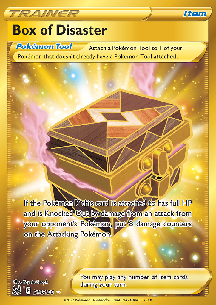 Box of Disaster - 214/196 - Secret Rare Lost Origin