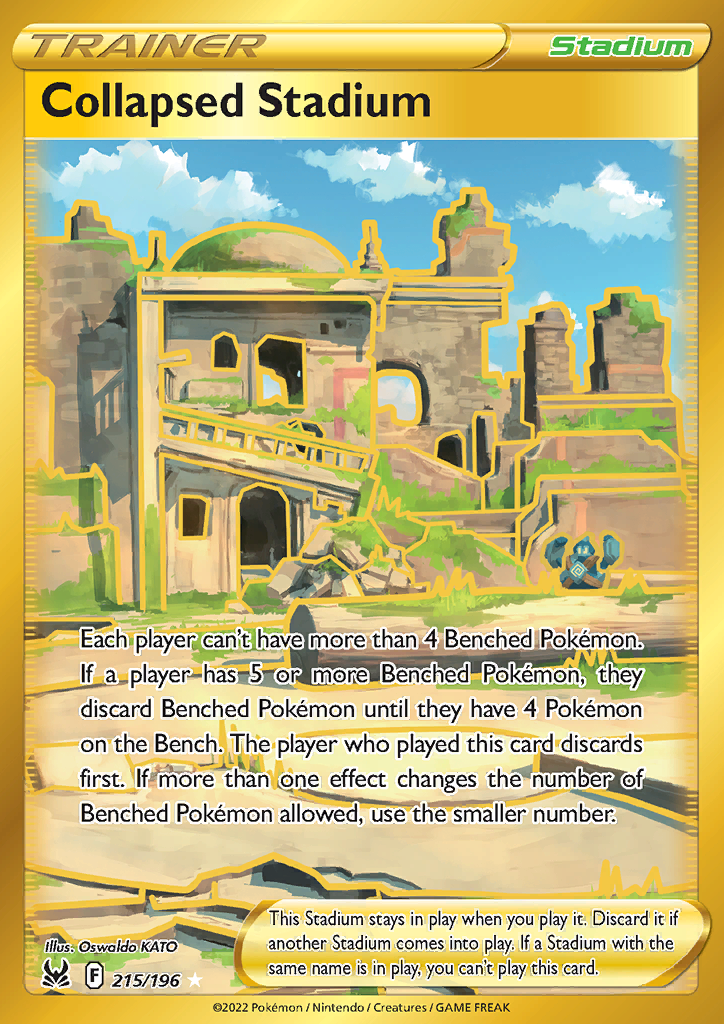 Collapsed Stadium - 215/196 - Secret Rare Lost Origin
