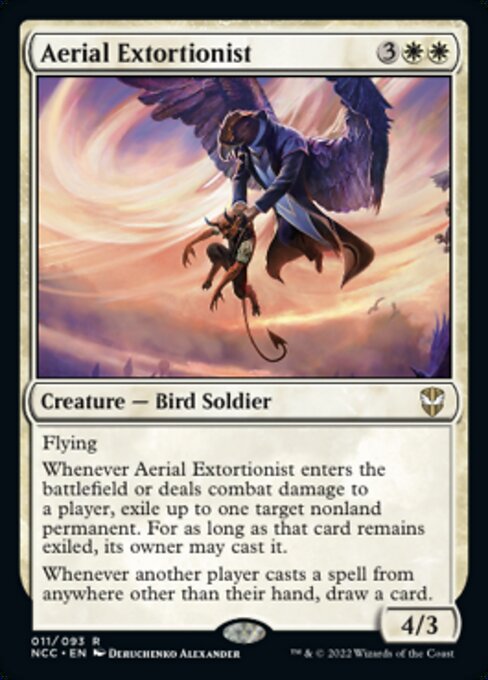 Aerial Extortionist 11/93 -  New Capenna Commander