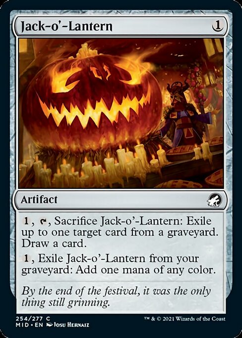 254Jack-o'-Lantern 254/277 Common - Midnight Hunt