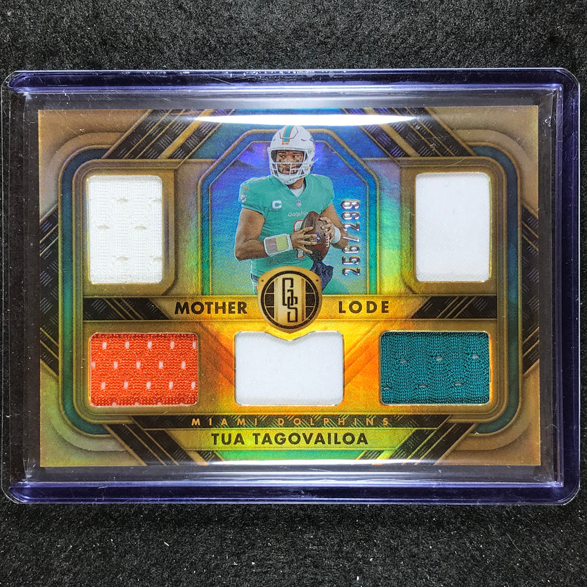 2023 Gold Standard Nfl Tua Tagovailoa Mother Lode Quintuple Jersey 256/299