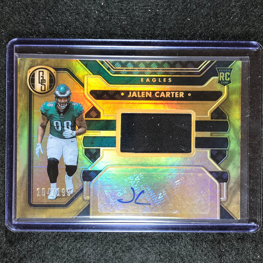 2023 Gold Standard Nfl Jalen Carter Rookie Jersey Auto 104/199