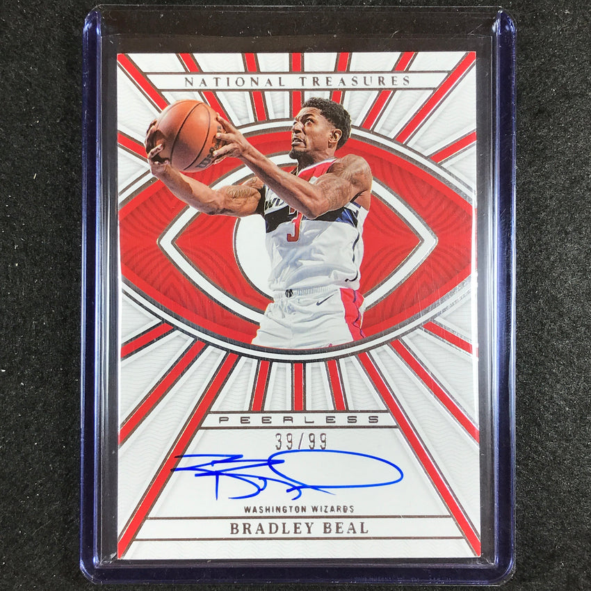 2022-23 National Treasures Bradley Beal Peerless Signatures Auto 36/99