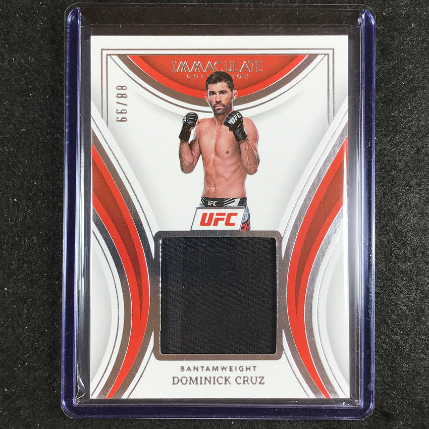 2023 Immaculate Dominick Cruz Remarkable Memorabilia Relic 88/99