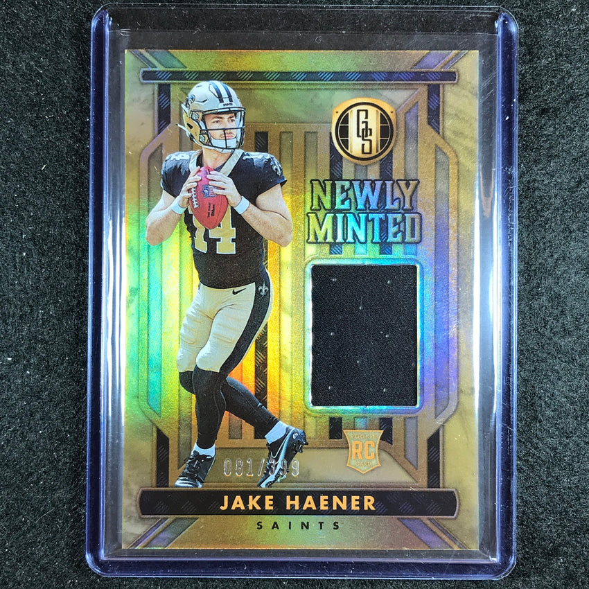 2023 Gold Standard Nfl Jake Haener Newly Minted Rookie Jersey 81/399