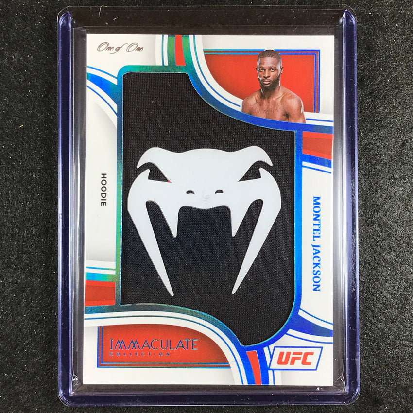 2023 Immaculate Montel Jackson Jumbo Memorabilia Hoodie Relic Prime 1/1