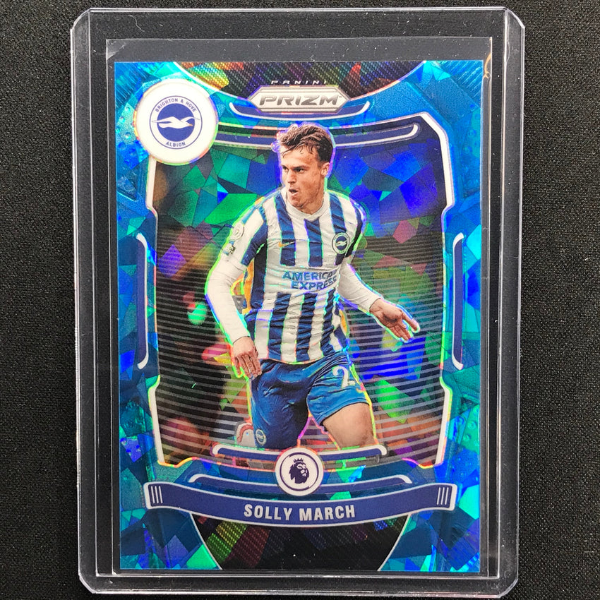 2021-22 Prizm EPL SOLLY MARCH Blue Ice 46/75 #186