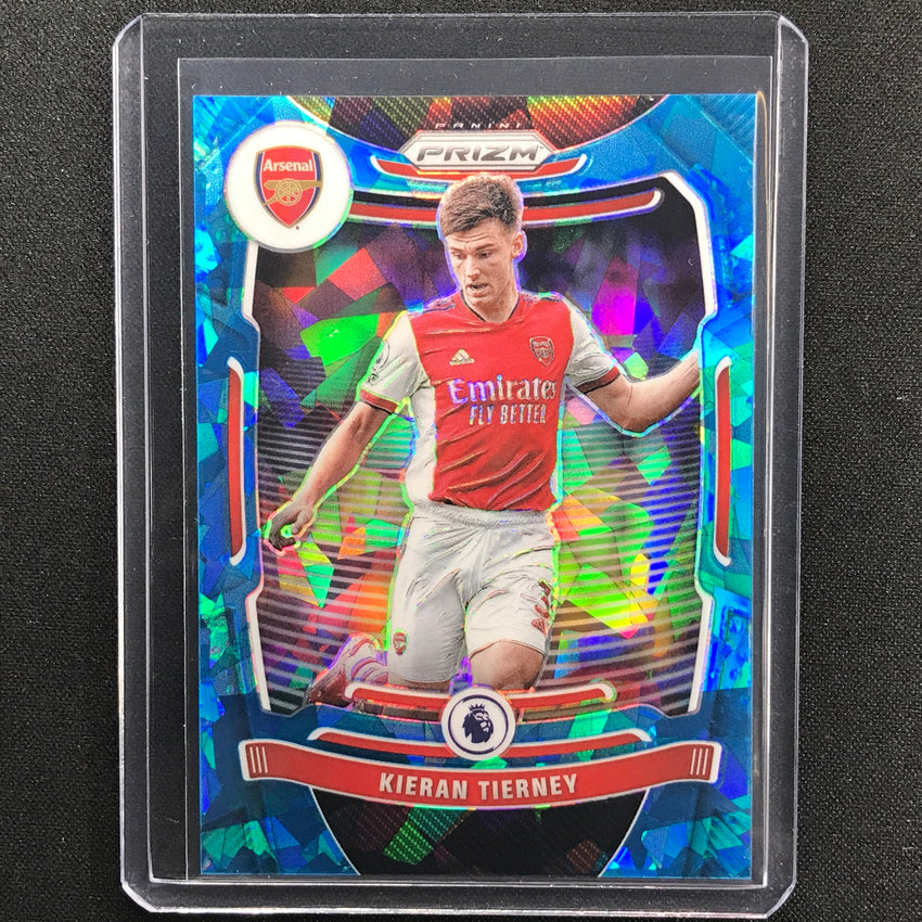 2021-22 Prizm EPL KIERAN TIERNEY Blue Ice 24/75 #197