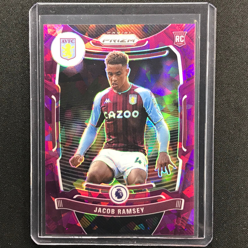 2021-22 Prizm EPL JACOB RAMSEY Rookie Purple Ice 15/49 #133