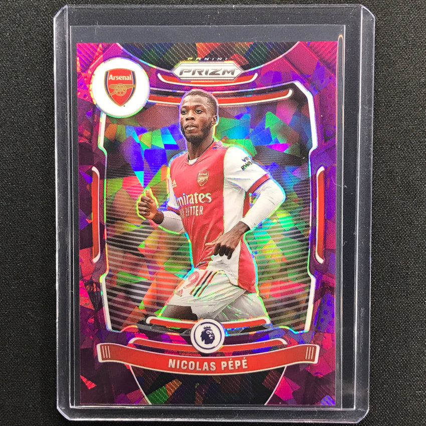 2021-22 Prizm Epl Nicolas Pepe Purple Ice 20/49 No 205