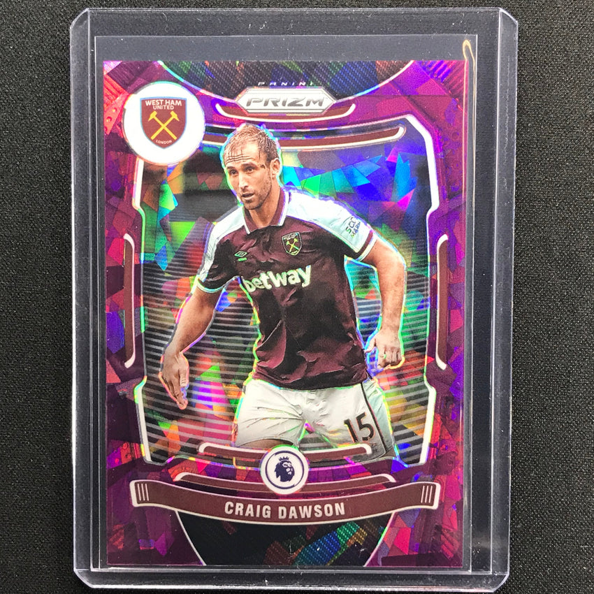 2021-22 Prizm EPL CRAIG DAWSON Purple Ice 32/49 #231