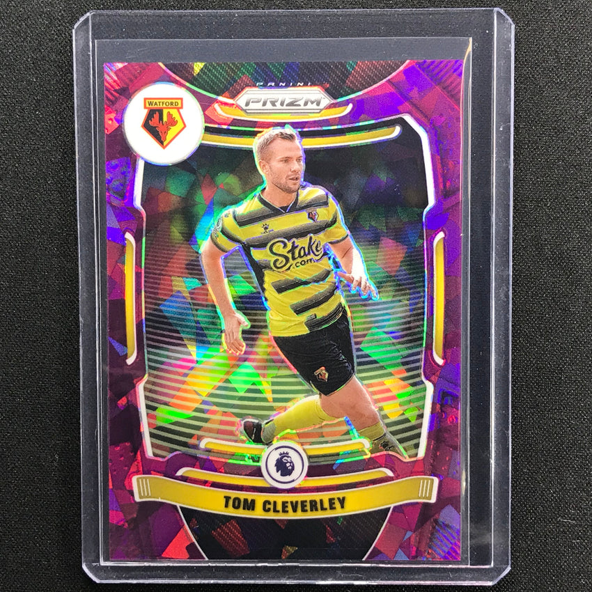2021-22 Prizm EPL TOM CLEVERLEY Purple Ice 31/49 #264