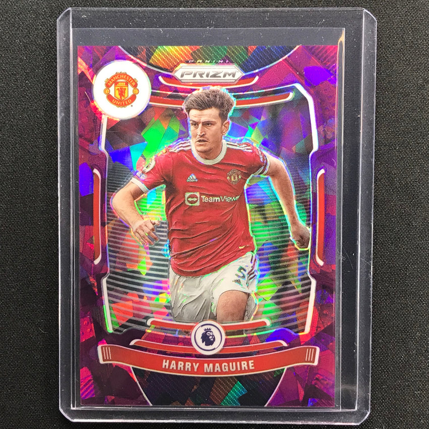 2021-22 Prizm Epl Harry Maguire Purple Ice 37/49 No 273