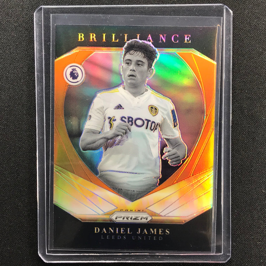 2021-22 Prizm Epl Daniel James Brilliance Orange 9/25