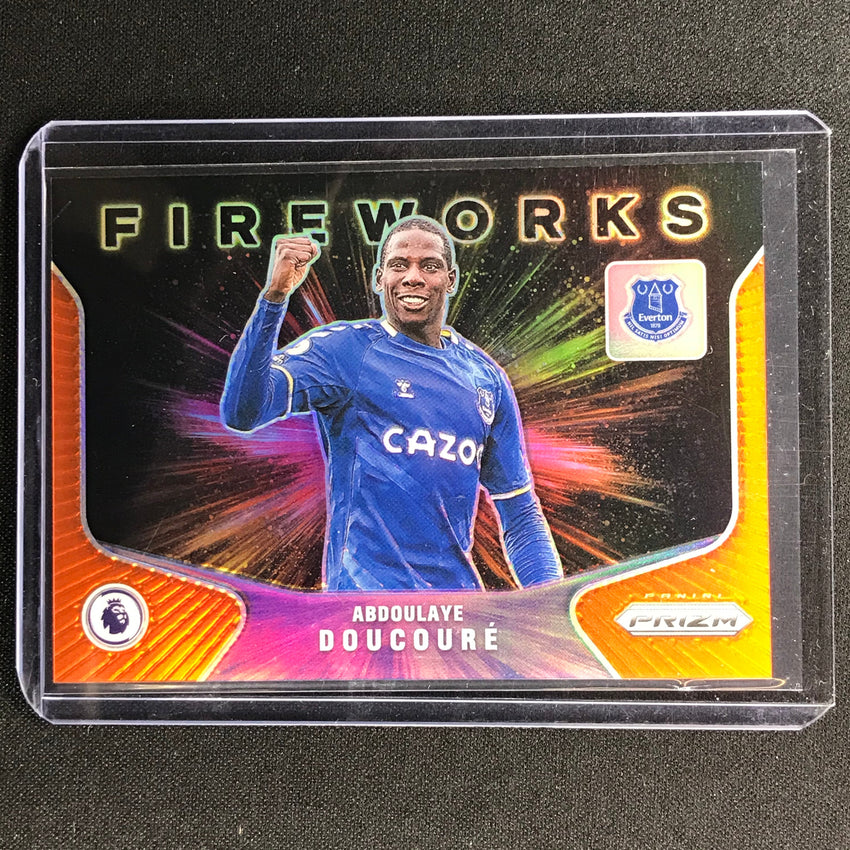 2021-22 Prizm Epl Abdoulaye Doucoure Fireworks Orange 18/25