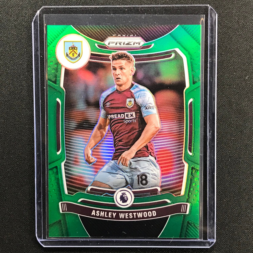 2021-22 Prizm Epl Ashley Westwood Green 5/5