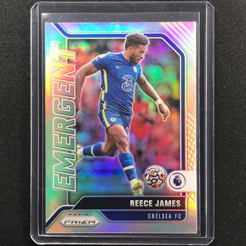 2021-22 Prizm Epl Reece James Emergent Silver No 2