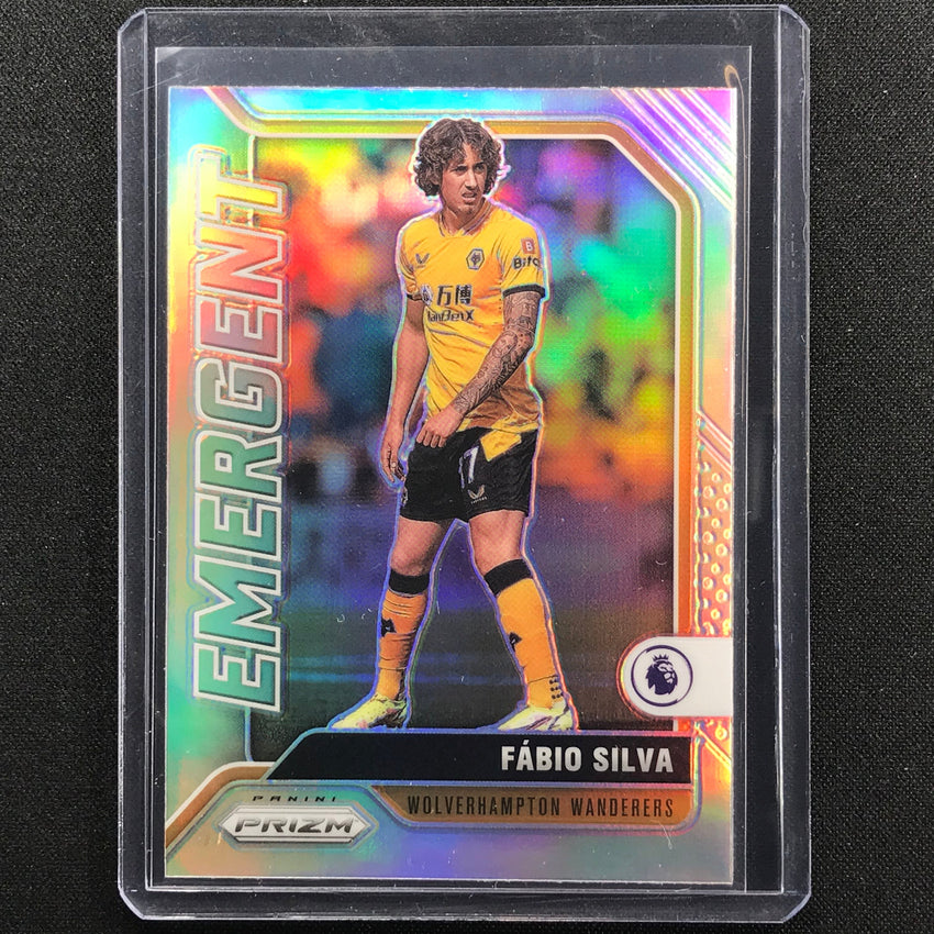 2021-22 Prizm EPL FABIO SILVA Emergent Silver #12