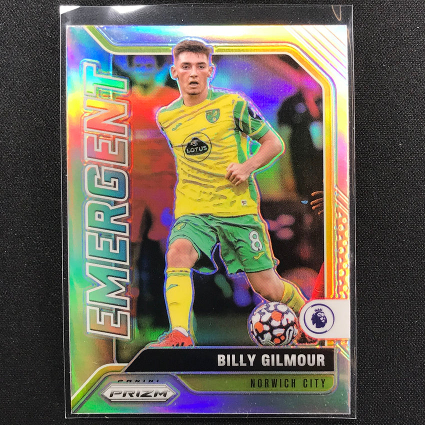 2021-22 Prizm EPL BILLY GILMOUR Emergent Silver #21