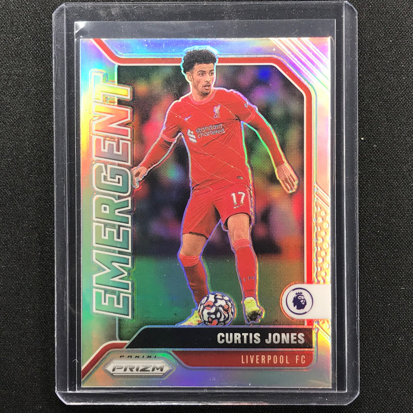 2021-22 Prizm EPL CURTIS JONES Emergent Silver #22