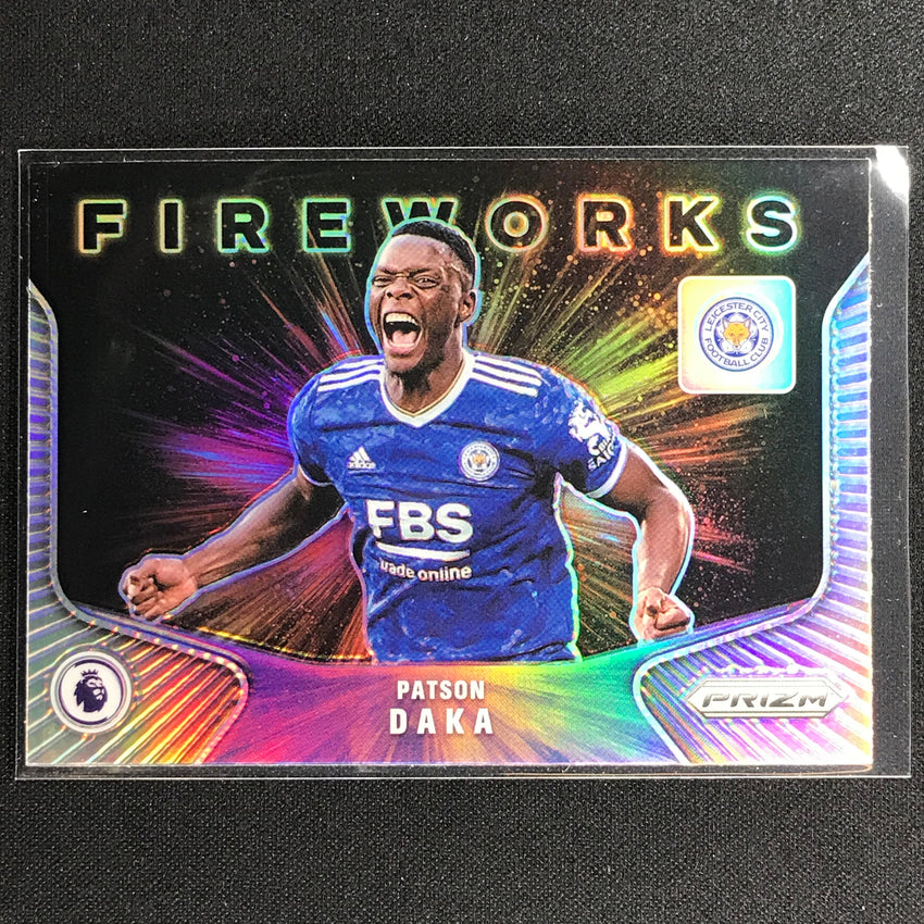 2021-22 Prizm EPL PATSON DAKA Fireworks Silver #8