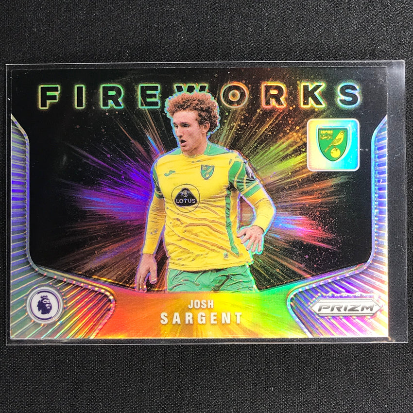 2021-22 Prizm EPL JOSH SARGENT Fireworks Silver #13