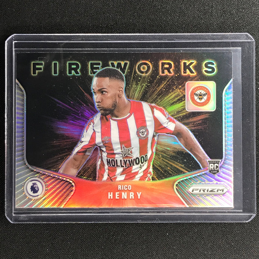 2021-22 Prizm EPL RICO HENRY Rookie Fireworks Silver #16