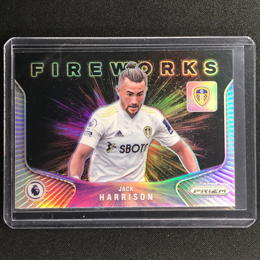 2021-22 Prizm Epl Jack Harrison Fireworks Silver No 23