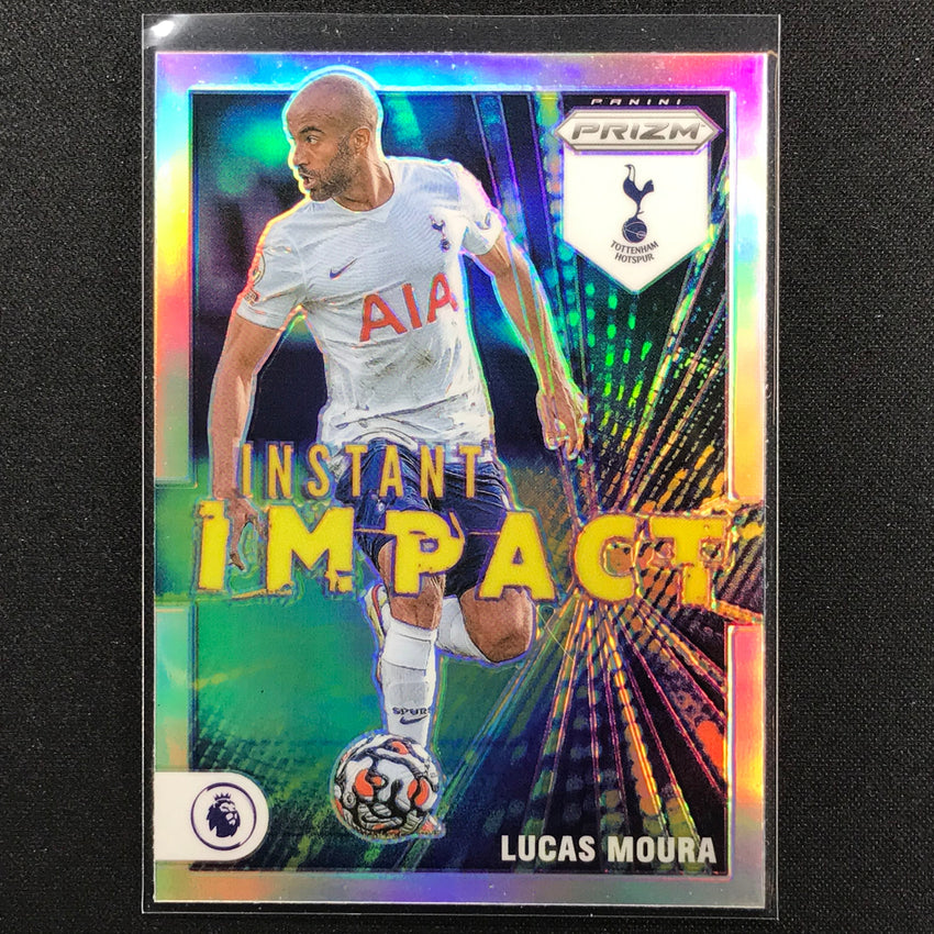 2021-22 Prizm EPL LUCAS MOURA Instant Impact Silver #14