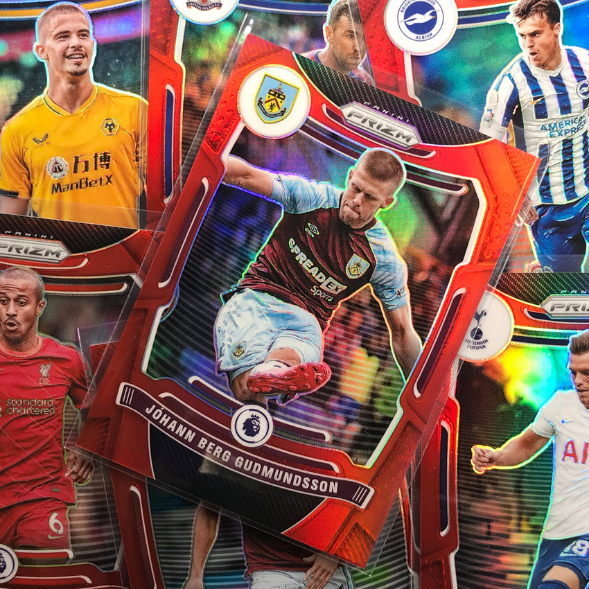 2021-22 Prizm Epl Alexandre Lacazette Red /199 No 210