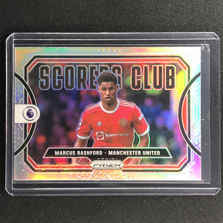 2021-22 Prizm EPL MARCUS RASHFORD Scorers Club Silver #16
