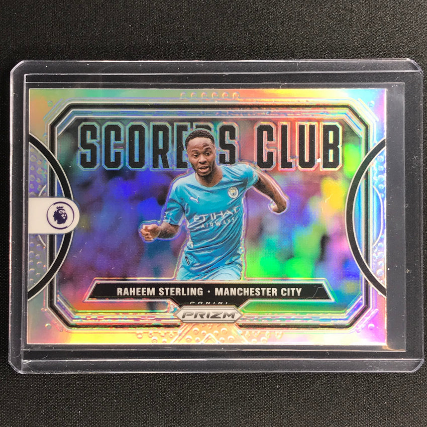 2021-22 Prizm EPL RAHEEM STERLING Scorers Club Silver #25