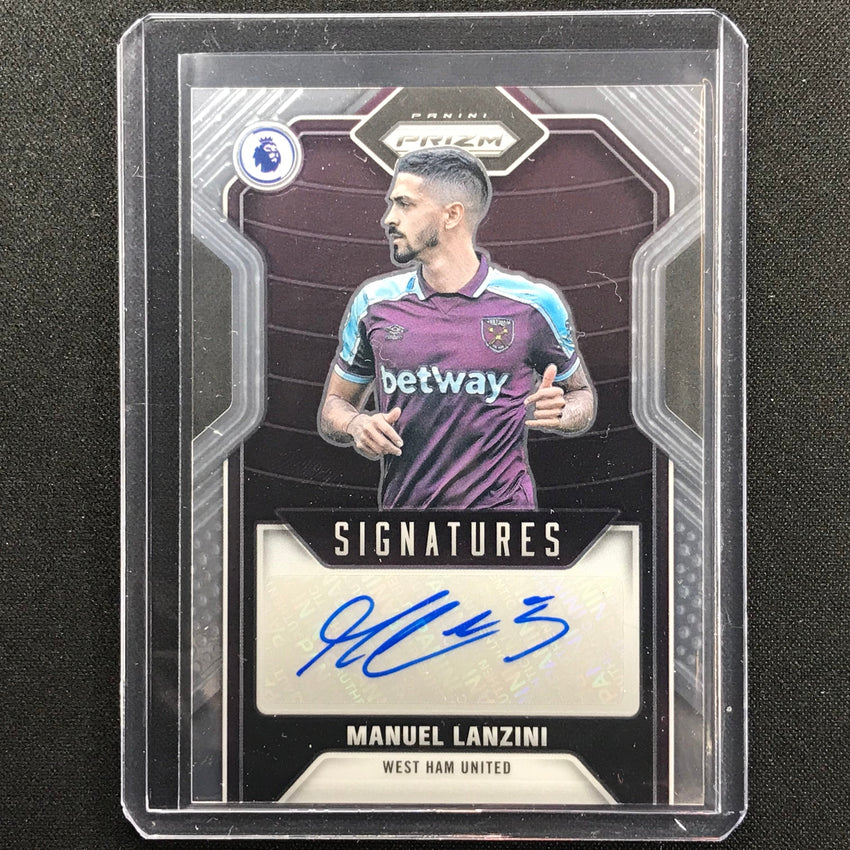 2021-22 Prizm Epl Manuel Lanzini Signatures Auto Base No Mla A