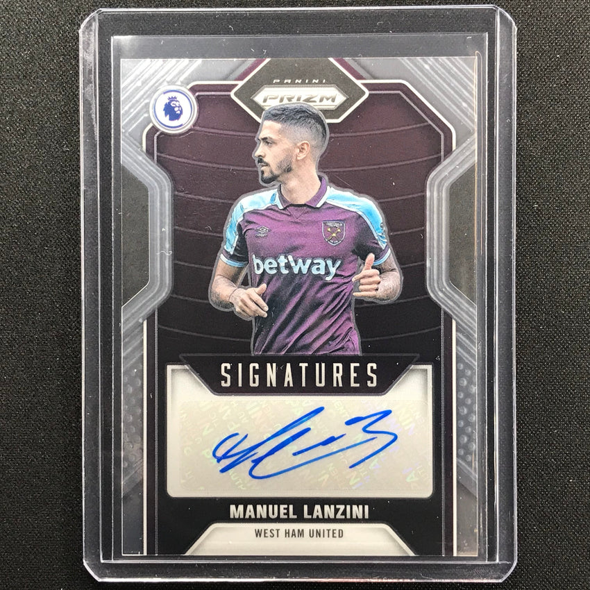 2021-22 Prizm Epl Manuel Lanzini Signatures Auto Base No Mla B