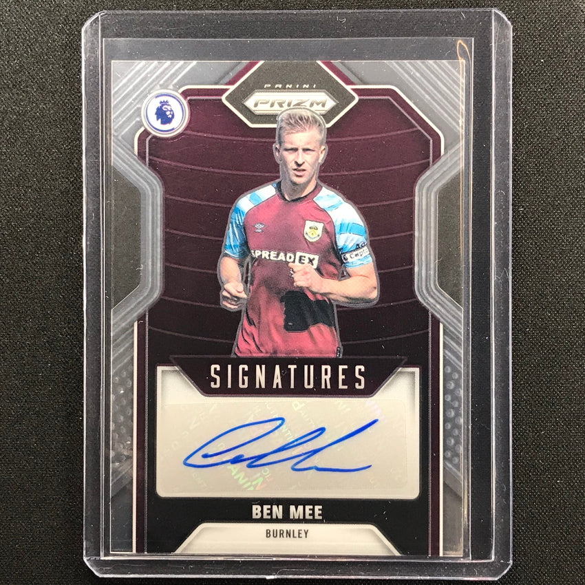 2021-22 Prizm Epl Ben Mee Signatures Auto Base No Mee A